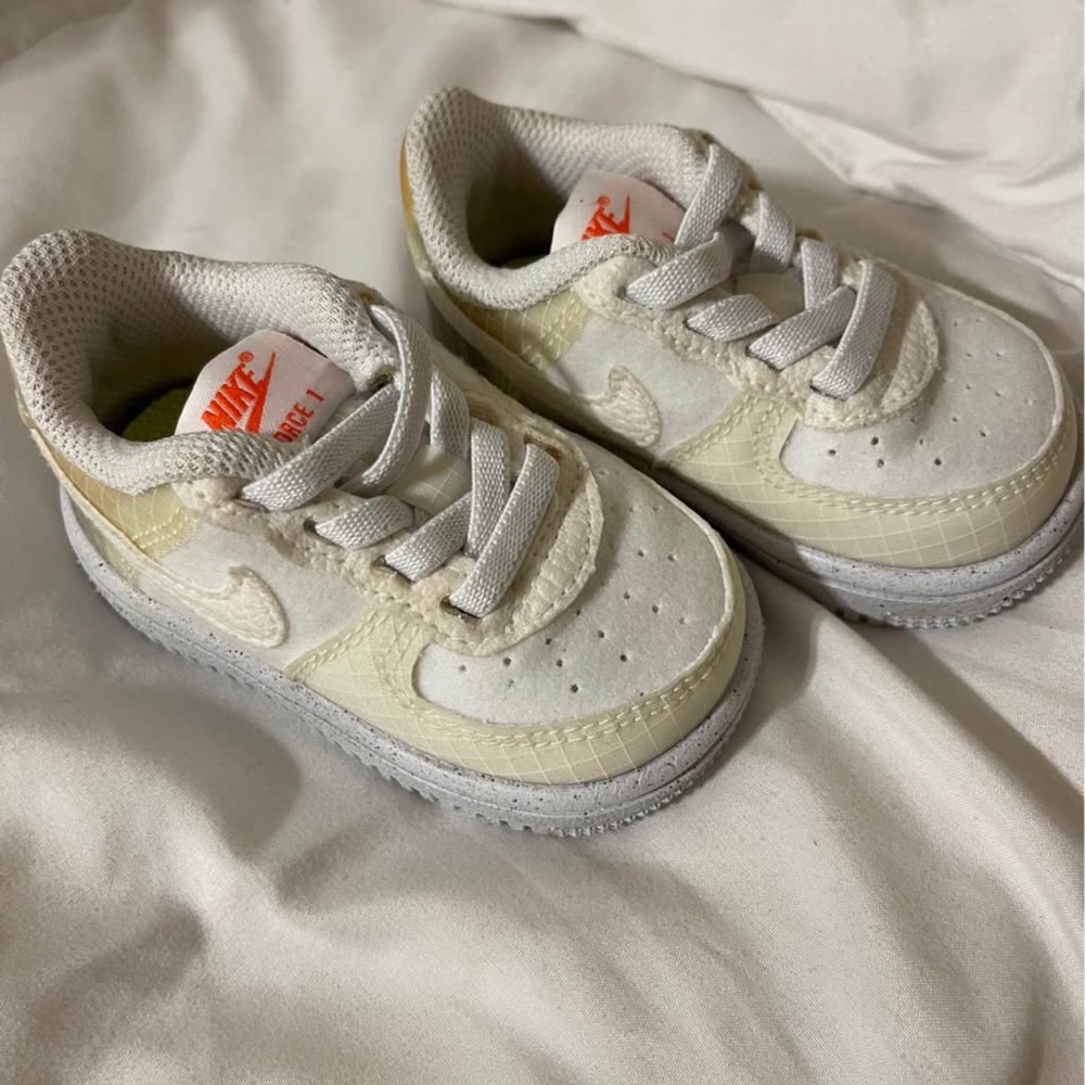 Nike Kids Cream and White Sneakers